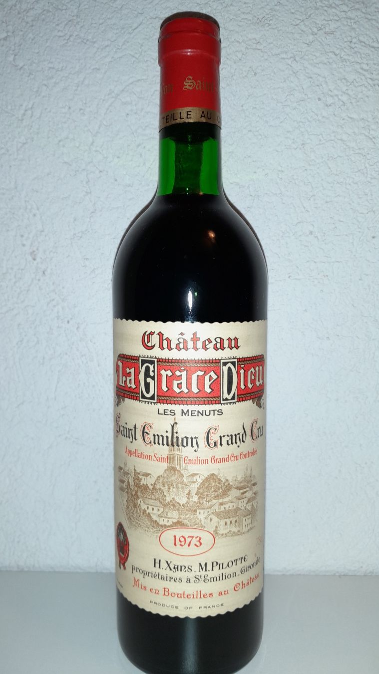 Vino: 1973 Château La Grâce Dieu LES MENUTS 1973 – Nuovo (secondo la descrizione) da Venthône venduto da achos