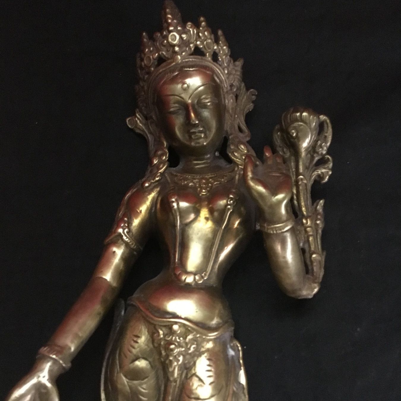 Sculture & Statue: Bronze Tara Figur, Nepal, Handarbeit – Usato da Schlieren venduto da Jeajet 1