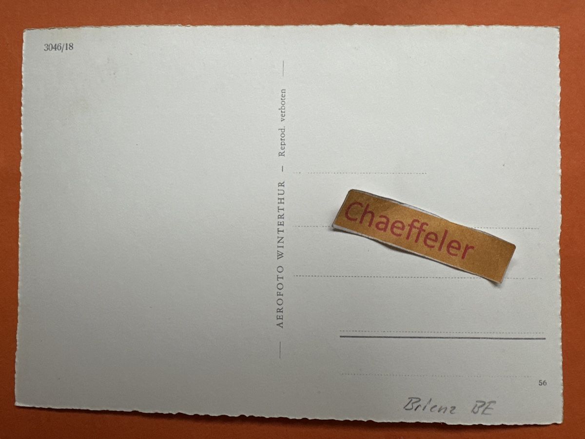 Cartes postales: Brienz BE – D'occasion à Zürich par Chaeffeler 1