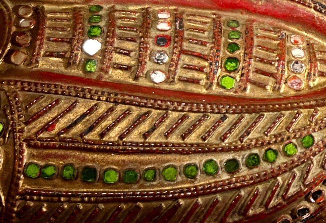 Dosen: Ancienne boîte bijoux canard, Burma, laque, éclats miroirs – Gebraucht aus Genève von DELIRBEADS 3