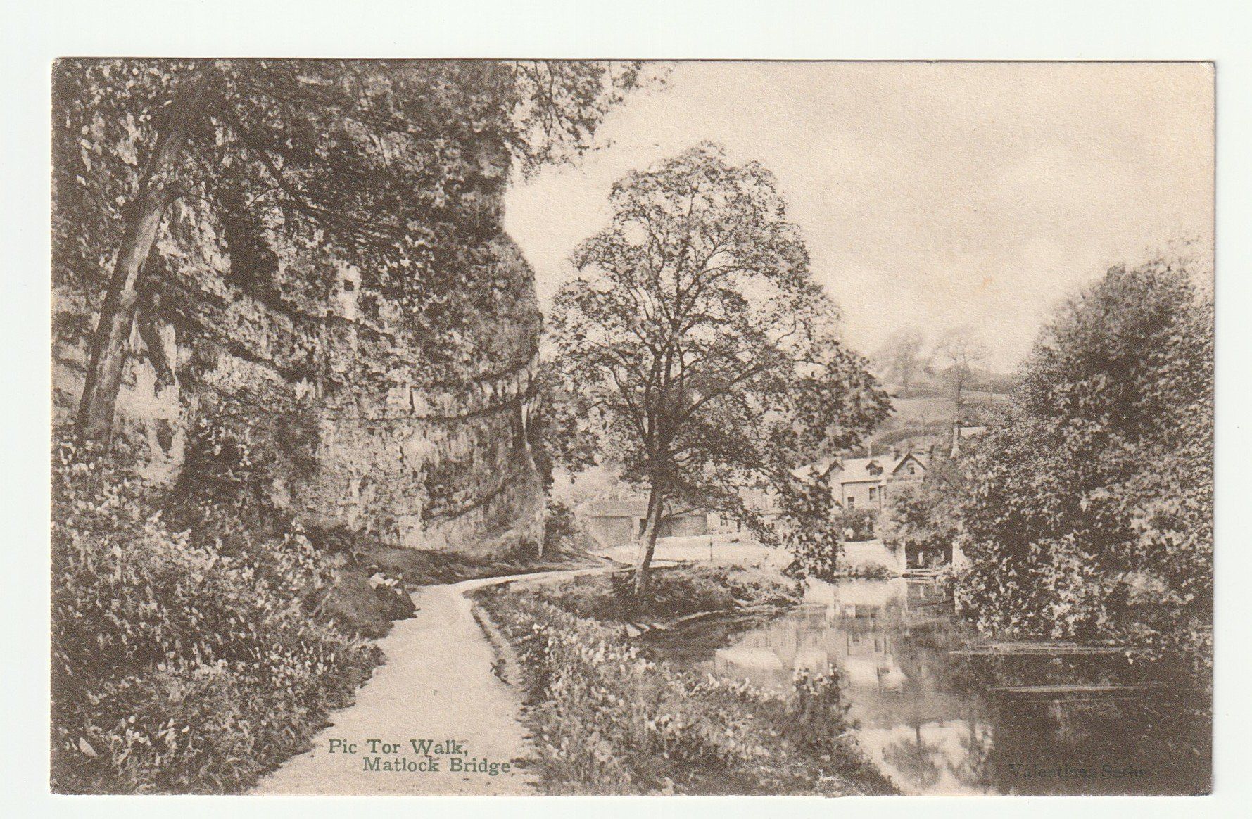 Cartoline postali: Ansichtskarte Pic Tor Walk Matlock Bridge 17.02.1927 – Usato da St. Gallen venduto da Ricardo_Deals