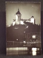 Schaffhausen; der Munot (Nachtaufnahme)