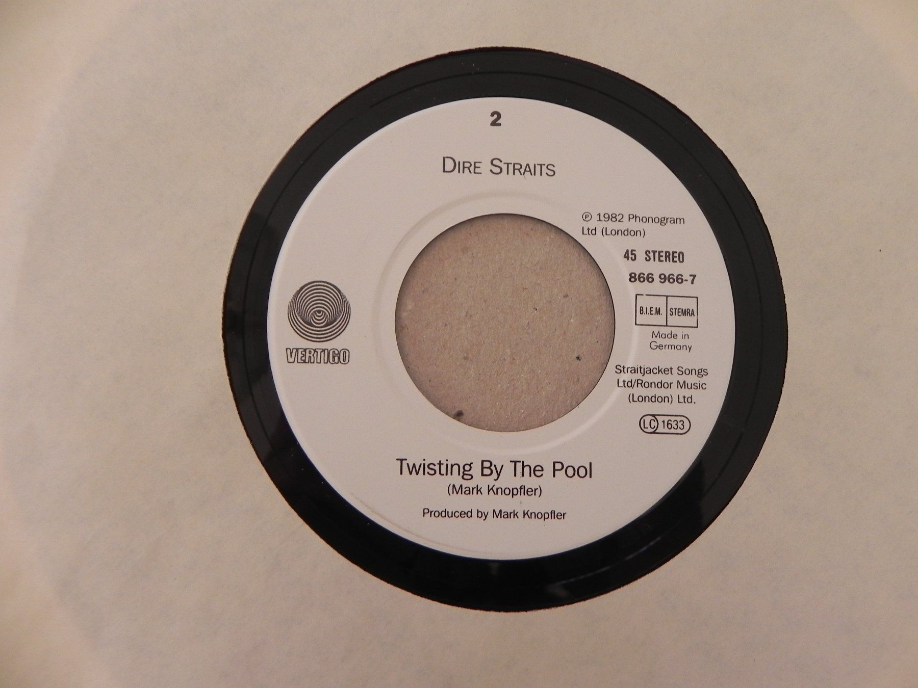 Dischi in vinile: Single brit. Rock Band Dire Straits 1992 The Bug / Twisting – Usato da Siebnen venduto da krimsie 3