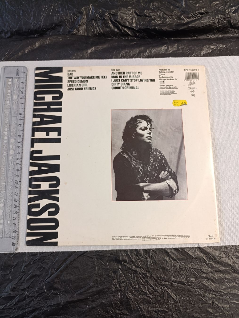 Dischi in vinile: Michael Jackson "BAD", album original de 1987 – Usato da Avry-sur-Matran venduto da dav_nm5p 3