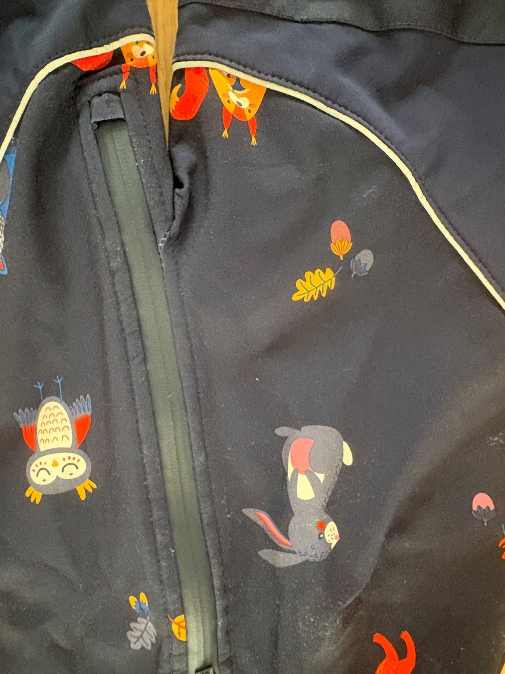 Tute: Kinder Softshell Overall blau mit Tiermotiv gebraucht – Usato da Oensingen venduto da Diksik 3