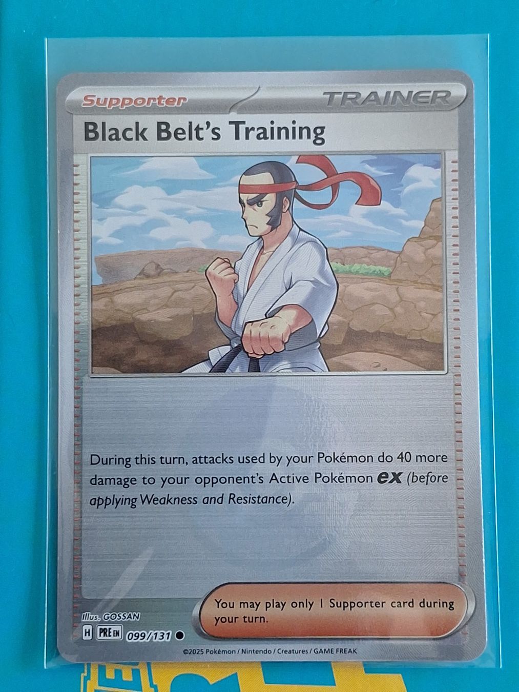 Pokémon Carte collezionabili: Belt's Training Pokeball Reverse Holo - Prismatic Evolution – Usato da Altstätten SG venduto da GGsGameshop