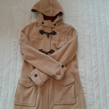 Duffle-coat Tommy Hilfiger beige en laine et cachemire, L