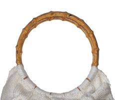 Taschengriffe 2erSet, Rund, Kunststoff, Ø: 20,5 cm, nature