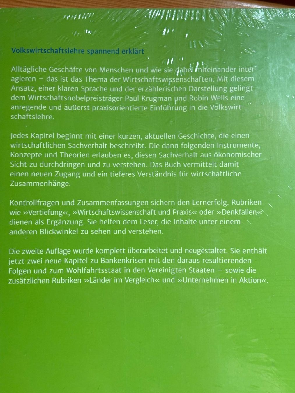 Libri: Volkswirtschaftslehre 2. Auflage OVP – Nuovo (secondo la descrizione) da Hagendorn venduto da Pokecollectorch 1