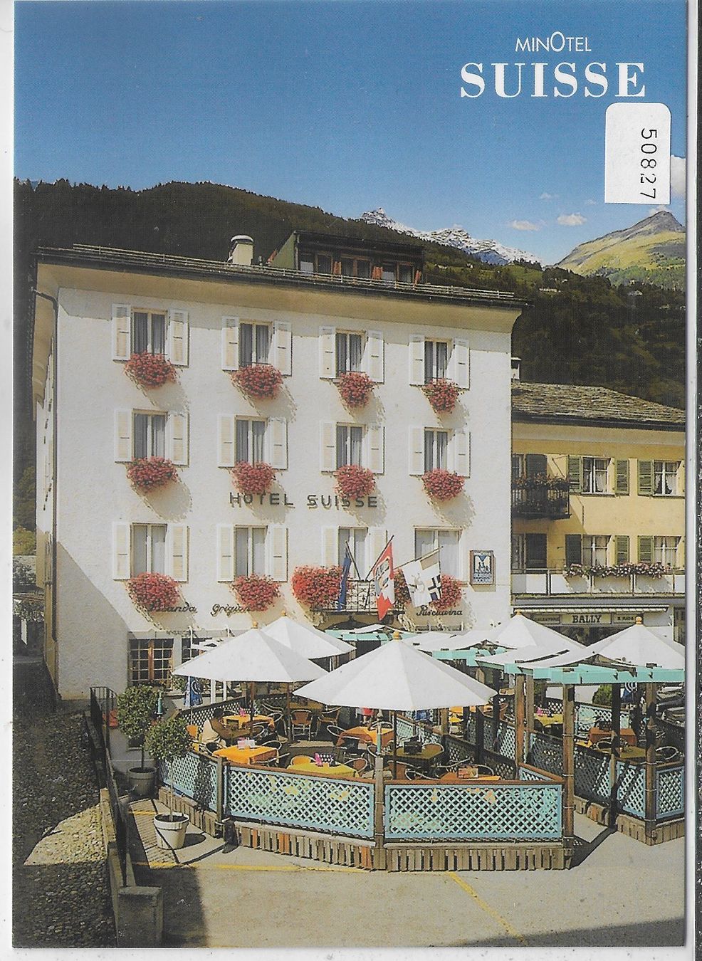 Cartoline postali: Poschiavo - Hotel Suisse – Usato da Ettingen venduto da Kartenplanet