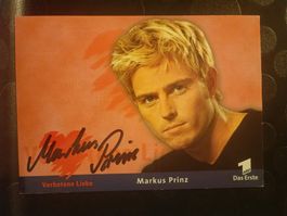 Markus Prinz - handsigniert -verbotene Liebe - alte Karte
