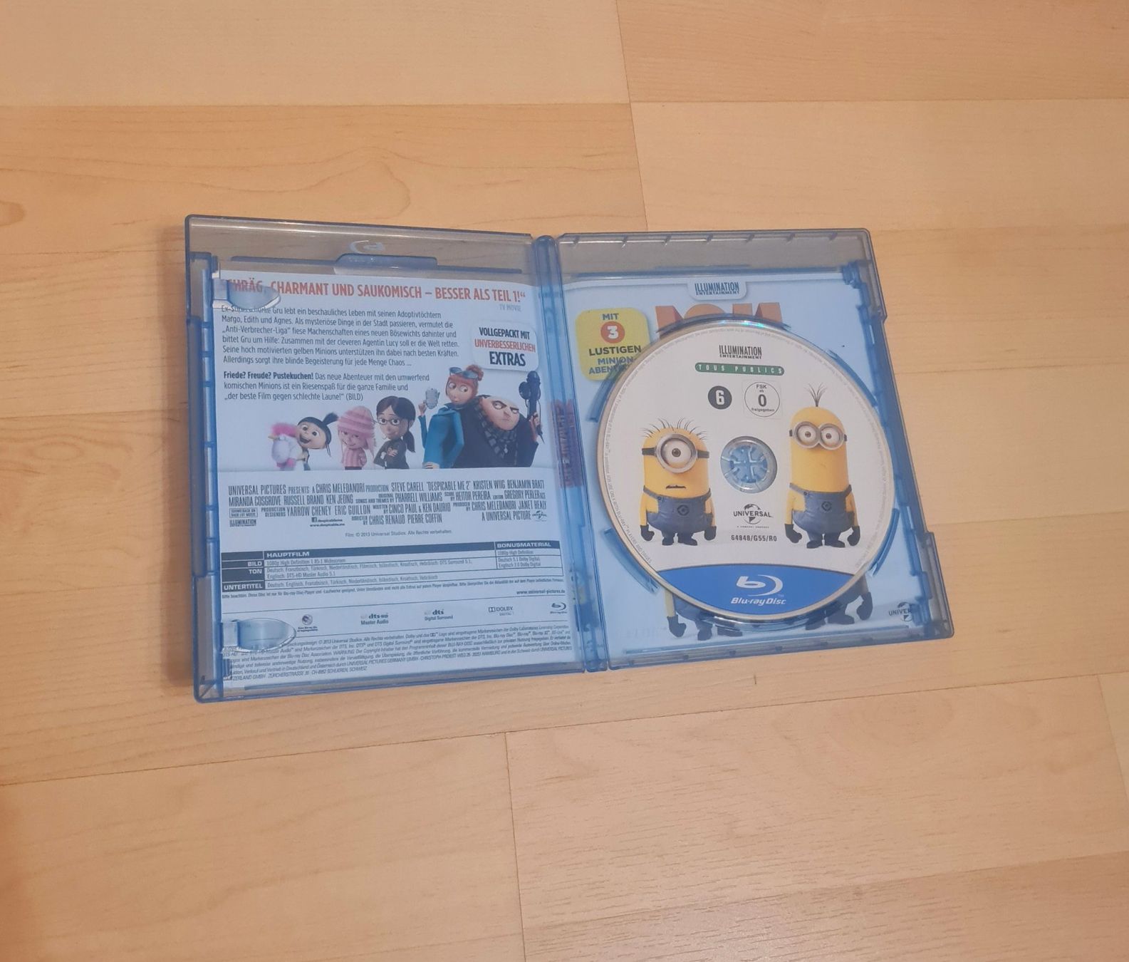 Alle DVDs: Box Blu-rays Ich Einfach unverbesserlich Teil 1 / 2 – Gebraucht aus Lyss von waldfee10 1