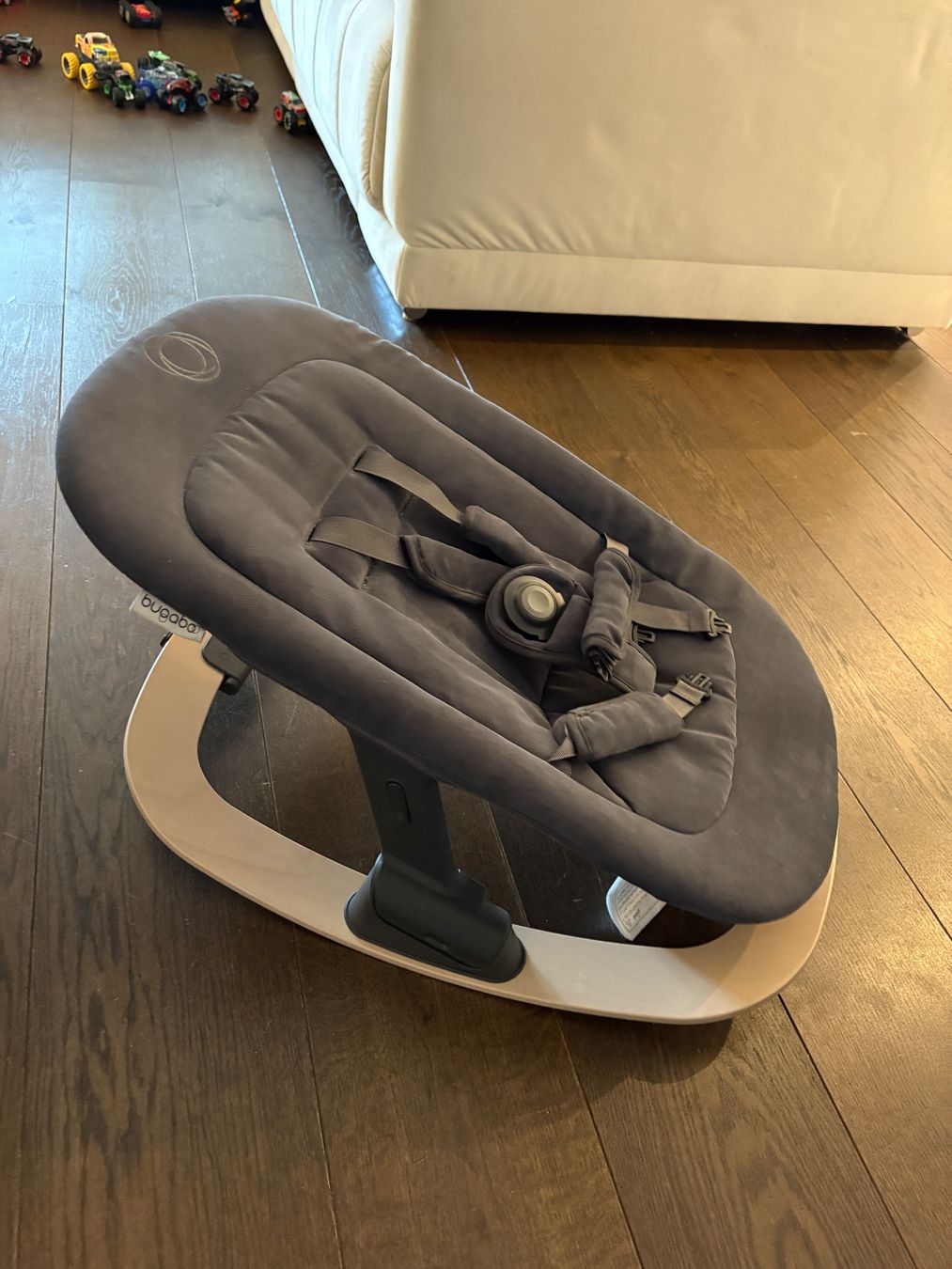 Sdraiette & Sdraiette a dondolo: bugaboo Giraffe Babywippe tornado grey – Usato da Richterswil venduto da rad_p8qt 1