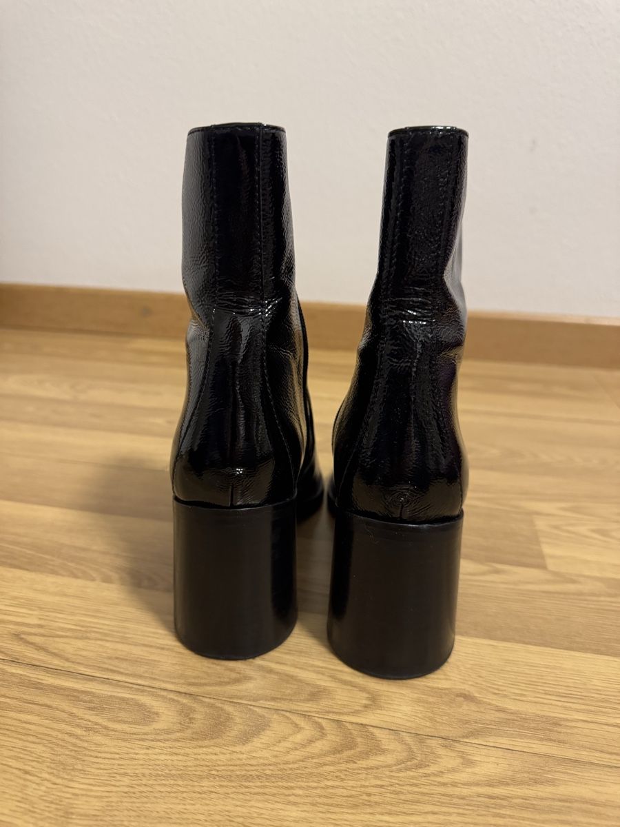 Scarpe da donna: Minelli Damen Lederstiefel Schwarz – Usato da Zürich venduto da alexandragarcia1 1
