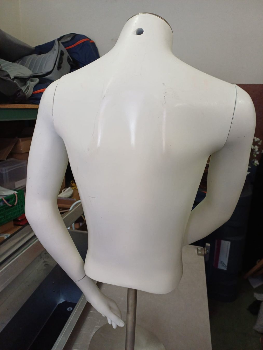 Allestimento di negozi e stand fieristici: Herren-Torso mit Ständer – Usato da Romanshorn venduto da ThurgauTourismus 1