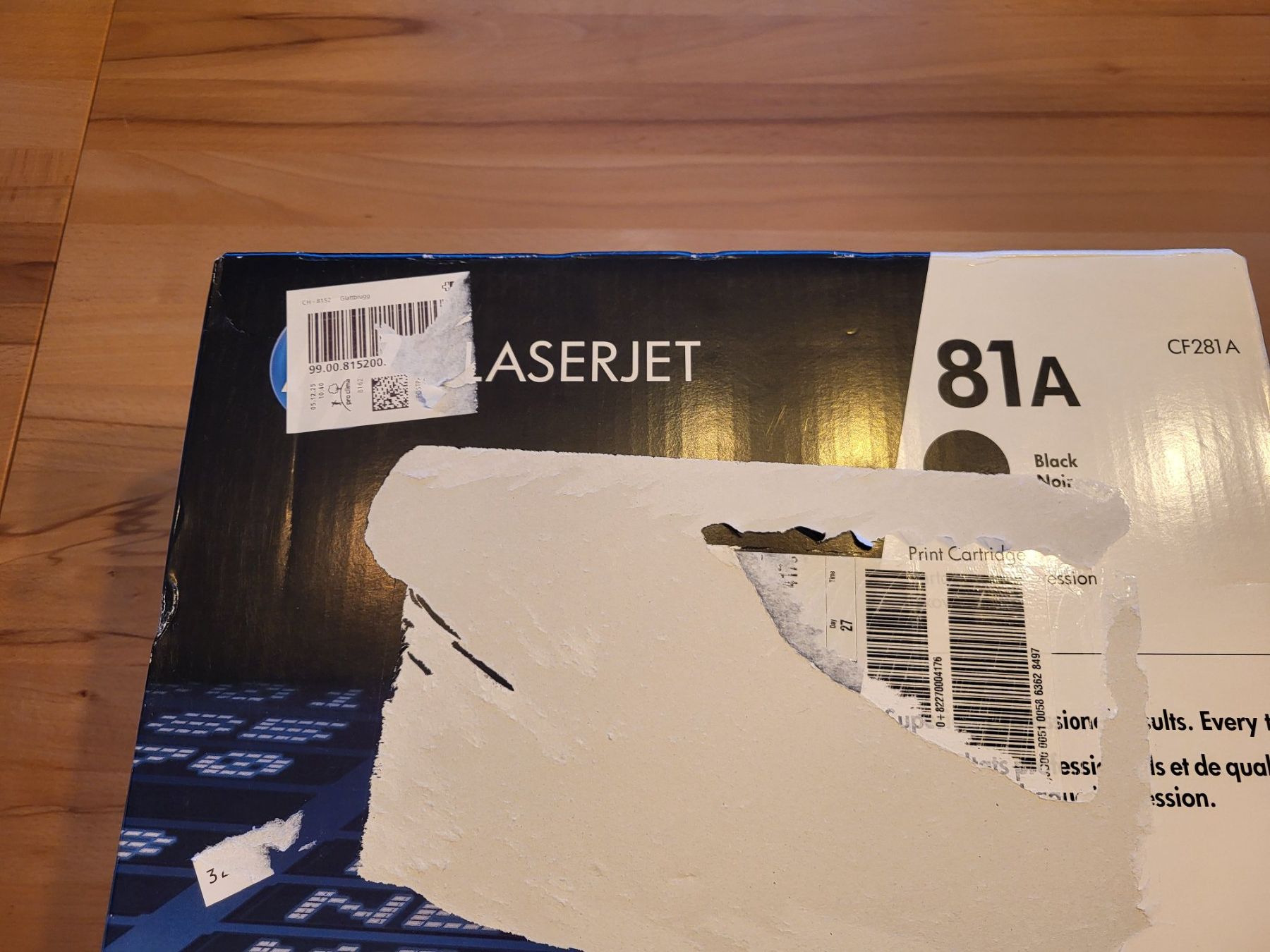 Hewlett Packard Cartucce per stampanti & toner: Hp Laserjet Toner 81A Black – Nuovo e nell'imballaggio originale da Giswil venduto da Sigi047