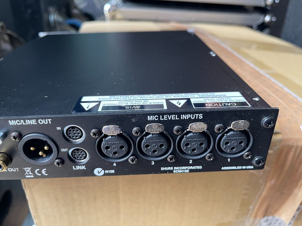 SHURE IntelliMix SCM410E NOS 4KanalMikrofonmischer Kaufen auf Ricardo