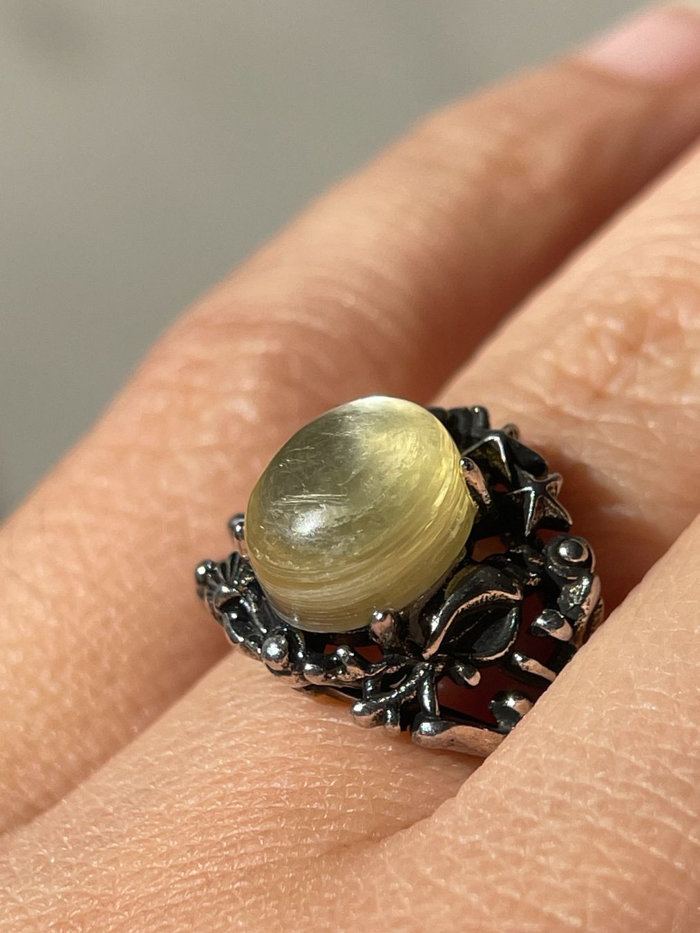 Anelli: Premium Vintage-Ring mit Phlogopit Verstellbar – Nuovo e nell'imballaggio originale da Schiers venduto da sisikristall 7