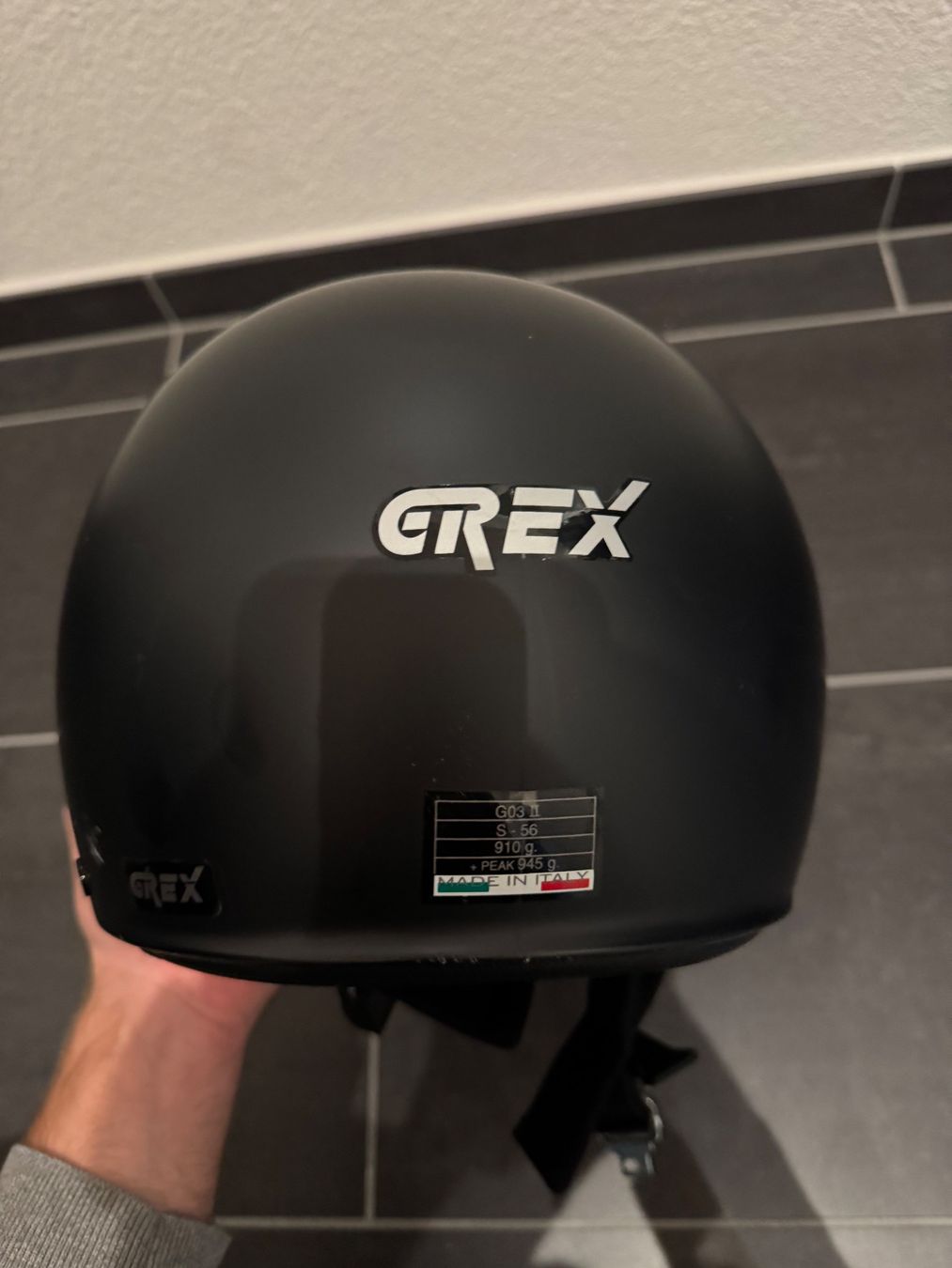 Caschi & visiere: Motorradhelm Jethelm Grex, Grösse S, Schwarz – Usato da Beckenried venduto da chef3945 2