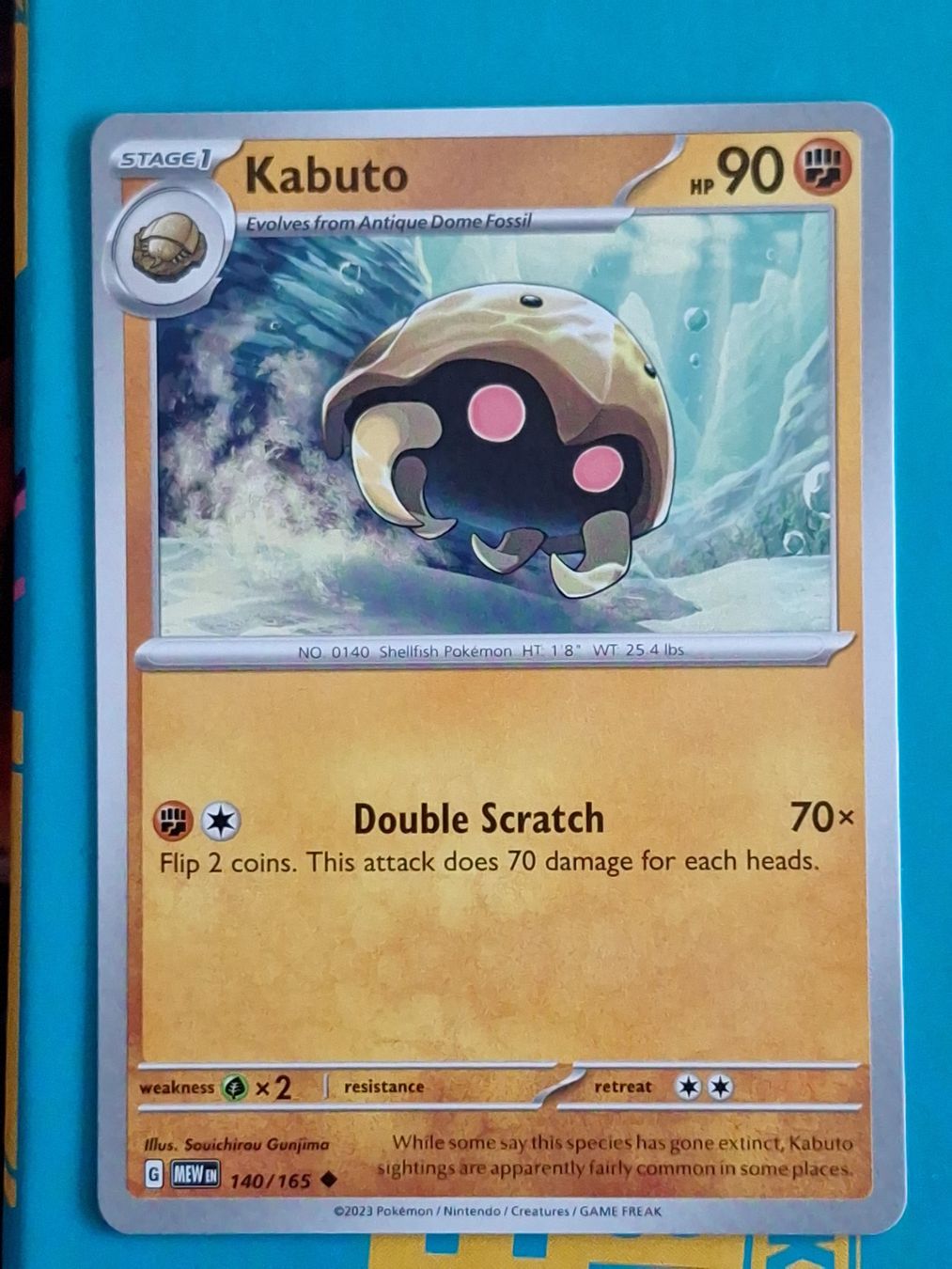 Pokémon Carte collezionabili: Kabuto - Pokemon Mew 151 – Usato da Altstätten SG venduto da GGsGameshop