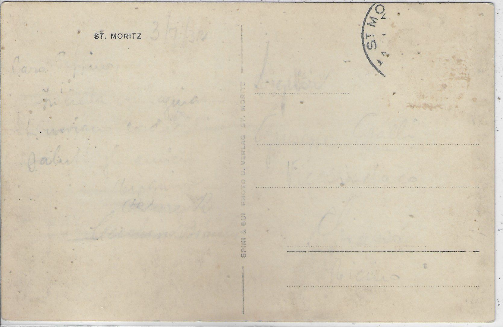 Cartoline postali: Corviglia-Drahtseilbahn bei St. Moritz – Usato da Ettingen venduto da Kartenplanet 1