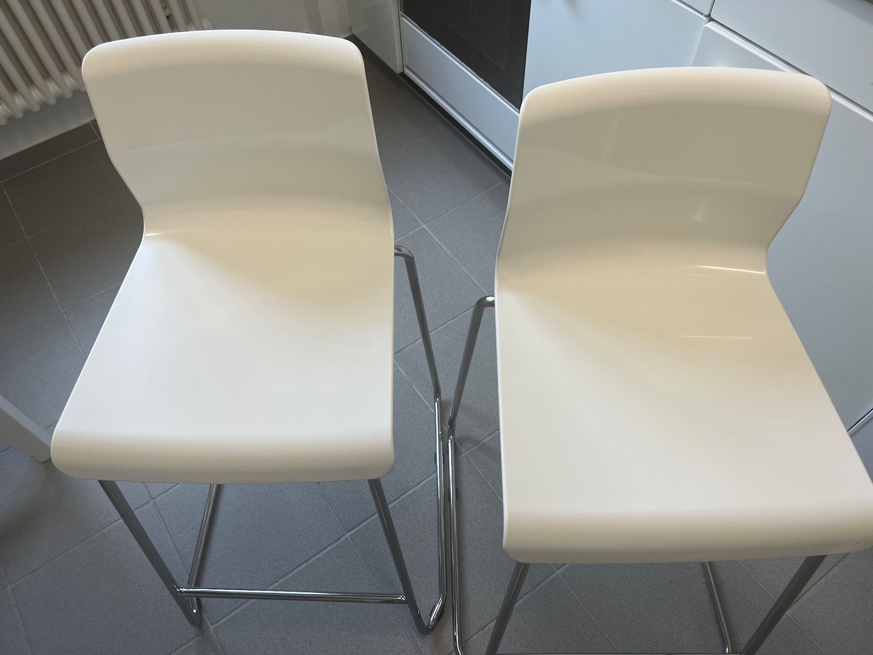 Ikea Sgabelli: Barhocker Weiss (2 Stk.) – Usato da Zürich venduto da NiTo2021 2