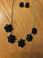 Modeschmuck Halskette mit Ohrclips