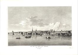 Zürich Originalkupferstich 1780