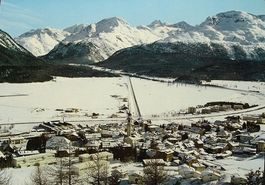SAMEDAN mit Piz Palü