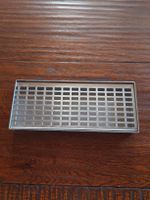 Abtropfschale Edelstahl für Kaffeemaschine Metall silber