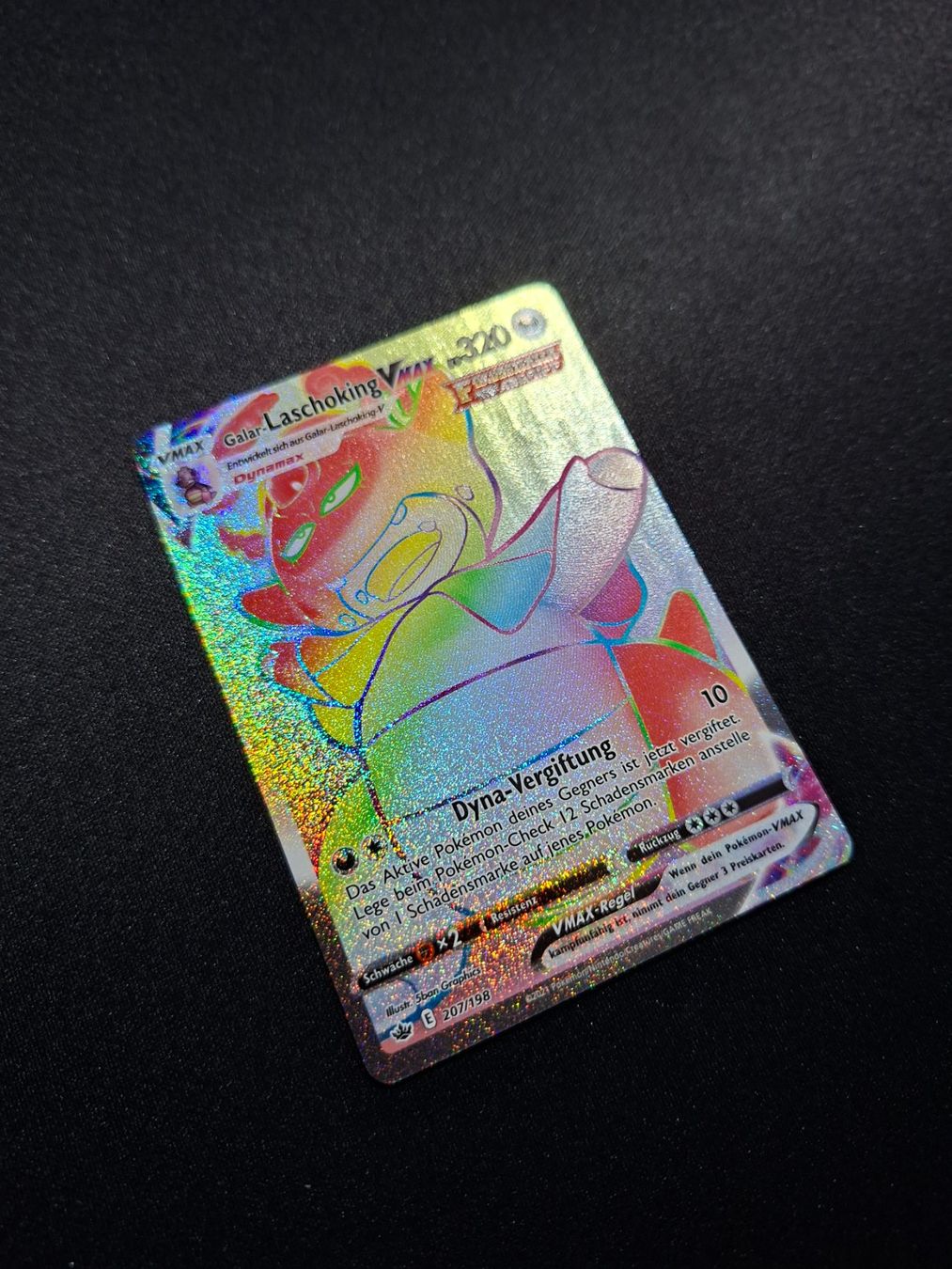 Pokémon Sammelbilder & Trading cards: Pokémon Galar-Laschoking Vmax 207/198 - DE – Gebraucht aus Valeyres-sous-Rances von gegg 1