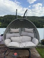 Hängesessel Outdoor mit Kissen und Schutzhülle 