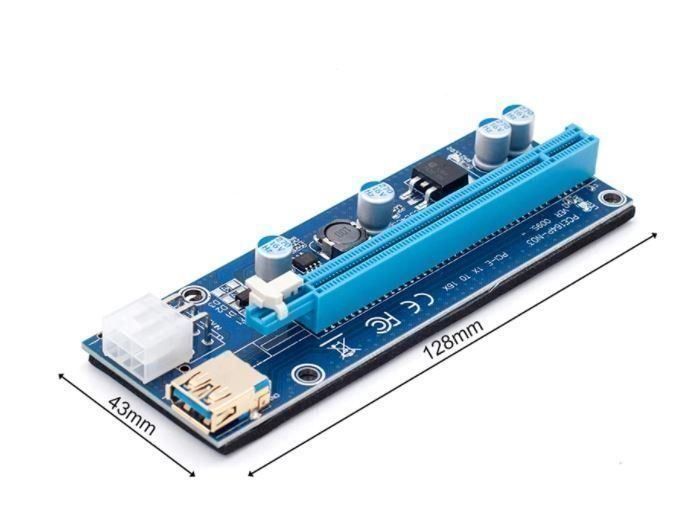 Elektronikbauteil: PCI-E Riser Express USB 3,0 - für Miners – Neu (gemäss Beschreibung) aus Holderbank AG von Tuhwd 1