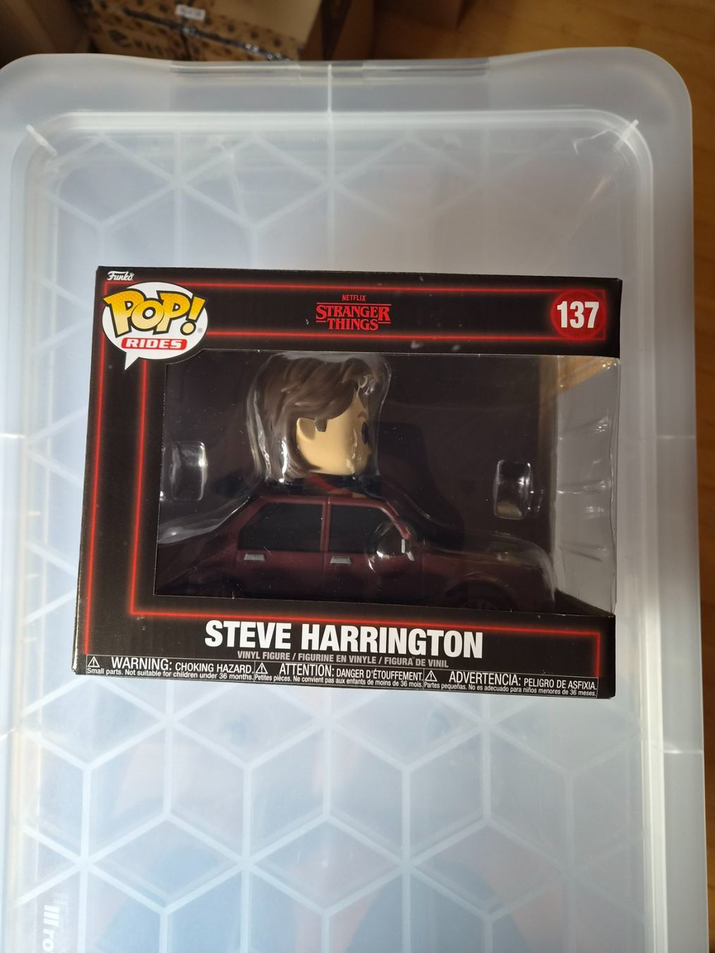 Funko Statuette: Funko Pop Rides 137 Steve Harrington Stranger Things – Nuovo e nell'imballaggio originale da Sisseln AG venduto da schenk-figuren