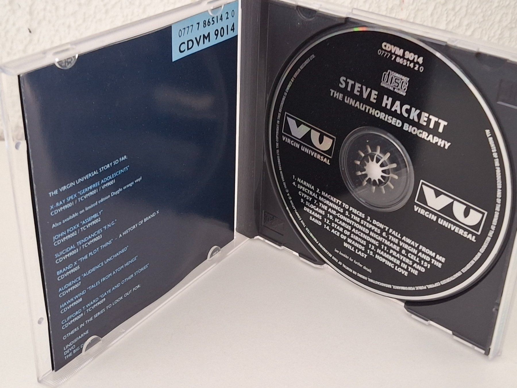 CD: CD Steve Hackett - The Unauthorised Biography – Usato da Aarberg venduto da Jackup1 2