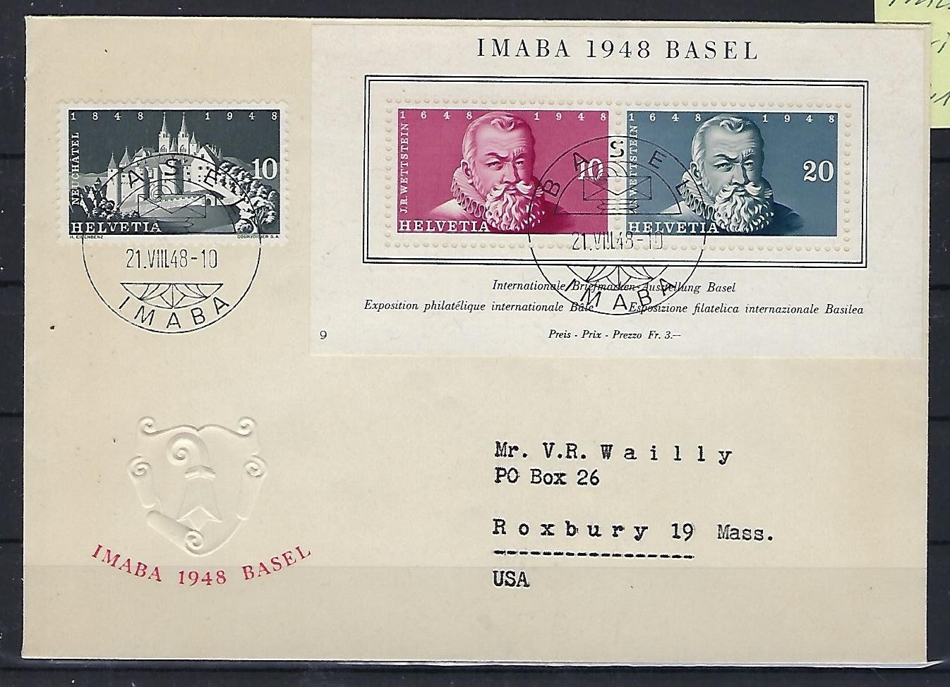 Tutti i francobolli: 1948 Imaba Block Brief ET.  gestempelt 15636 – Usato da Lunden venduto da Animus999