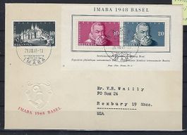 1948 Imaba Block Brief ET.  gestempelt 15636