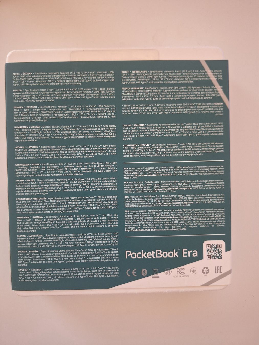 PocketBook Tablet PC: PocketBook Era 7" Stardust Silver eReader Tablet neuwertig – Nuovo (secondo la descrizione) da Rothenthurm venduto da GhostSymphony 4