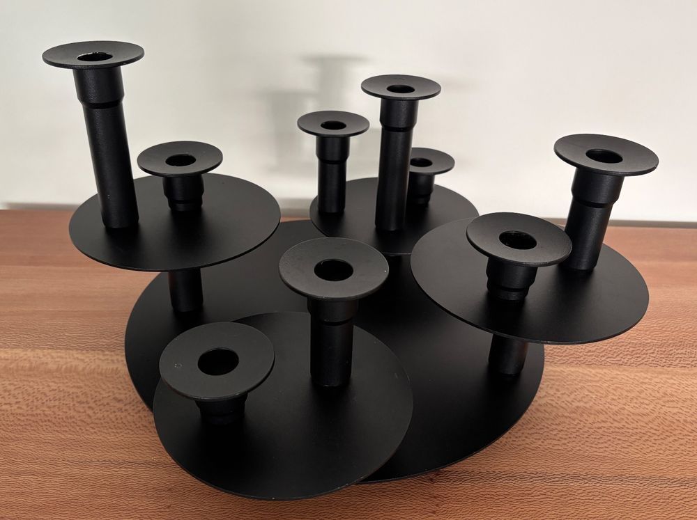 Pfister Portacandele: PFISTER Kerzenständer Set modular & magnetisch - 19 tgl. – Usato da Bottmingen venduto da marktplatz-moebel 4