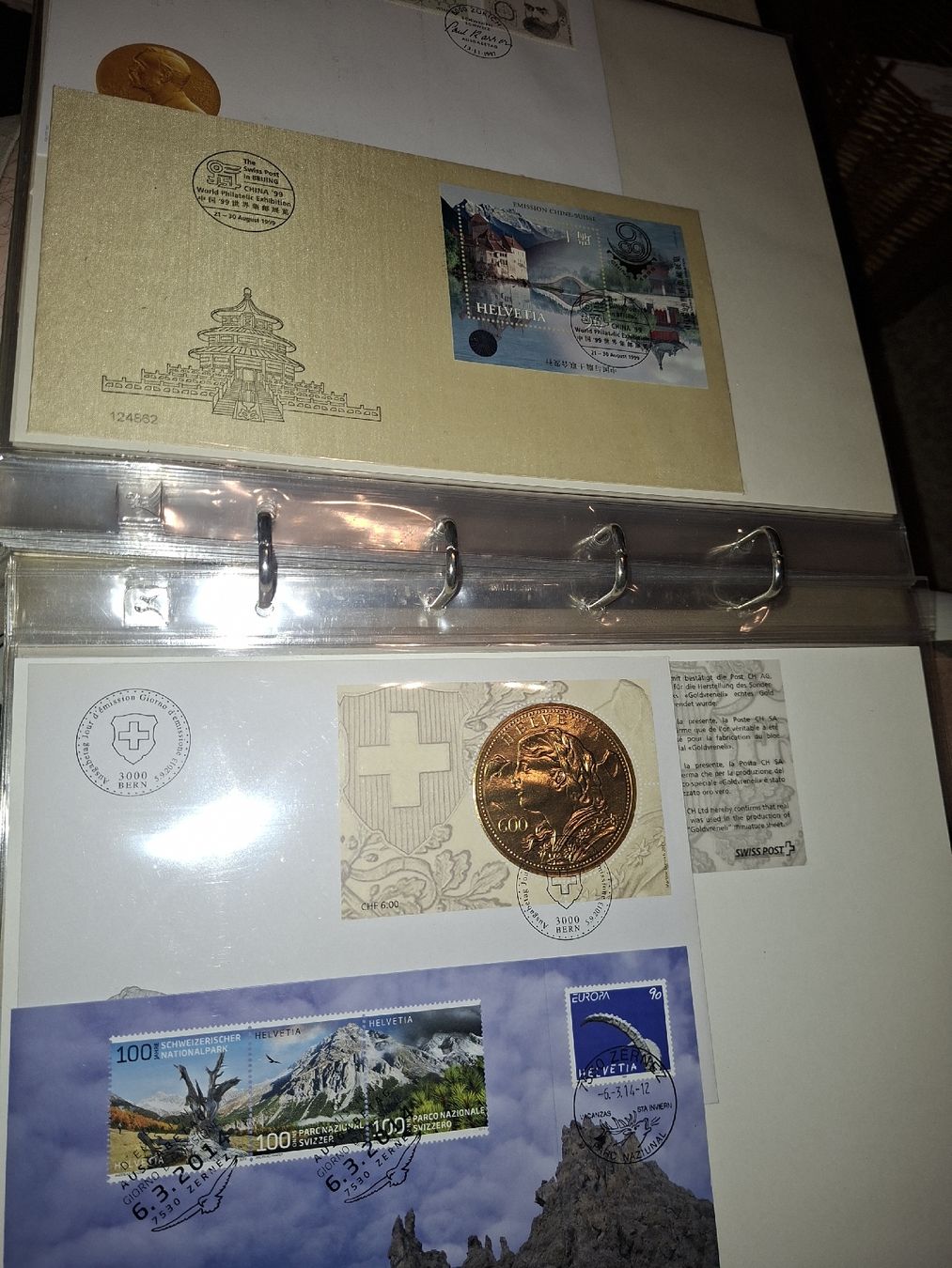 Alle Briefmarken: Album Div. Gross FDC / Geschenkshefte / eca – Gebraucht aus Balgach von SIMEON27 3