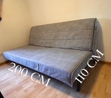 Ikea Bettsofa mit Stauraum
