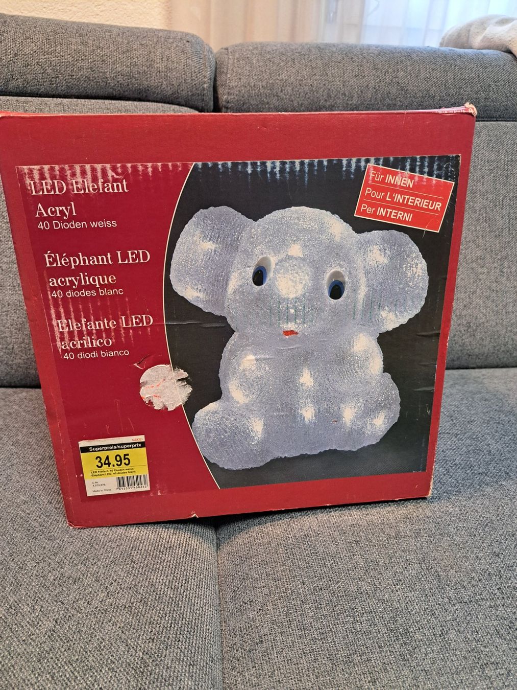 Tutte le decorazioni: LED Elefant total herzig, wie neu – Nuovo (secondo la descrizione) da St. Margarethen TG venduto da Sunnycat