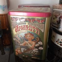 6x Bisquit Dosen / Vintage