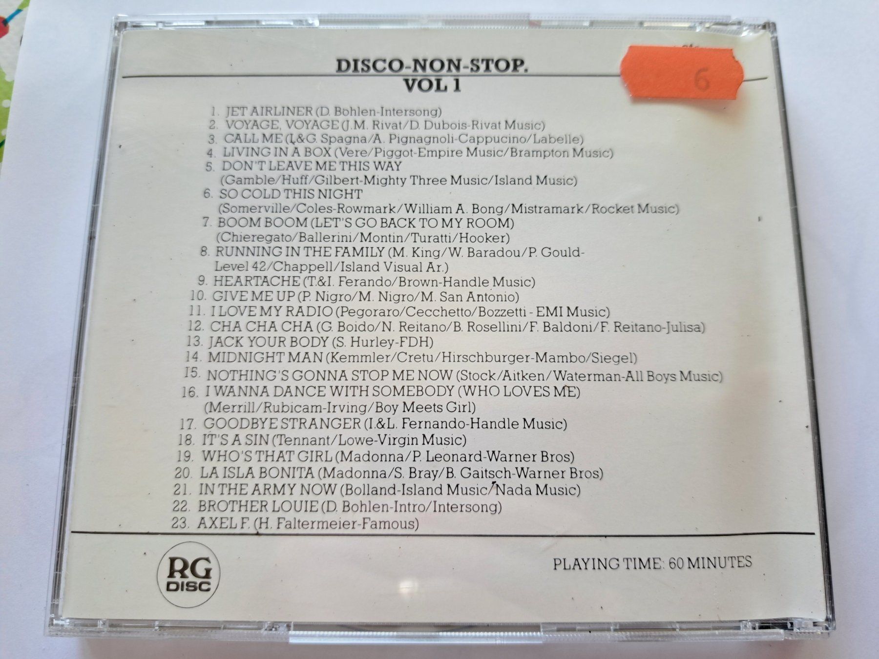 CDs: Cd Disco Remix non stop volume 1  – Gebraucht aus Pully von bro_n52j 2