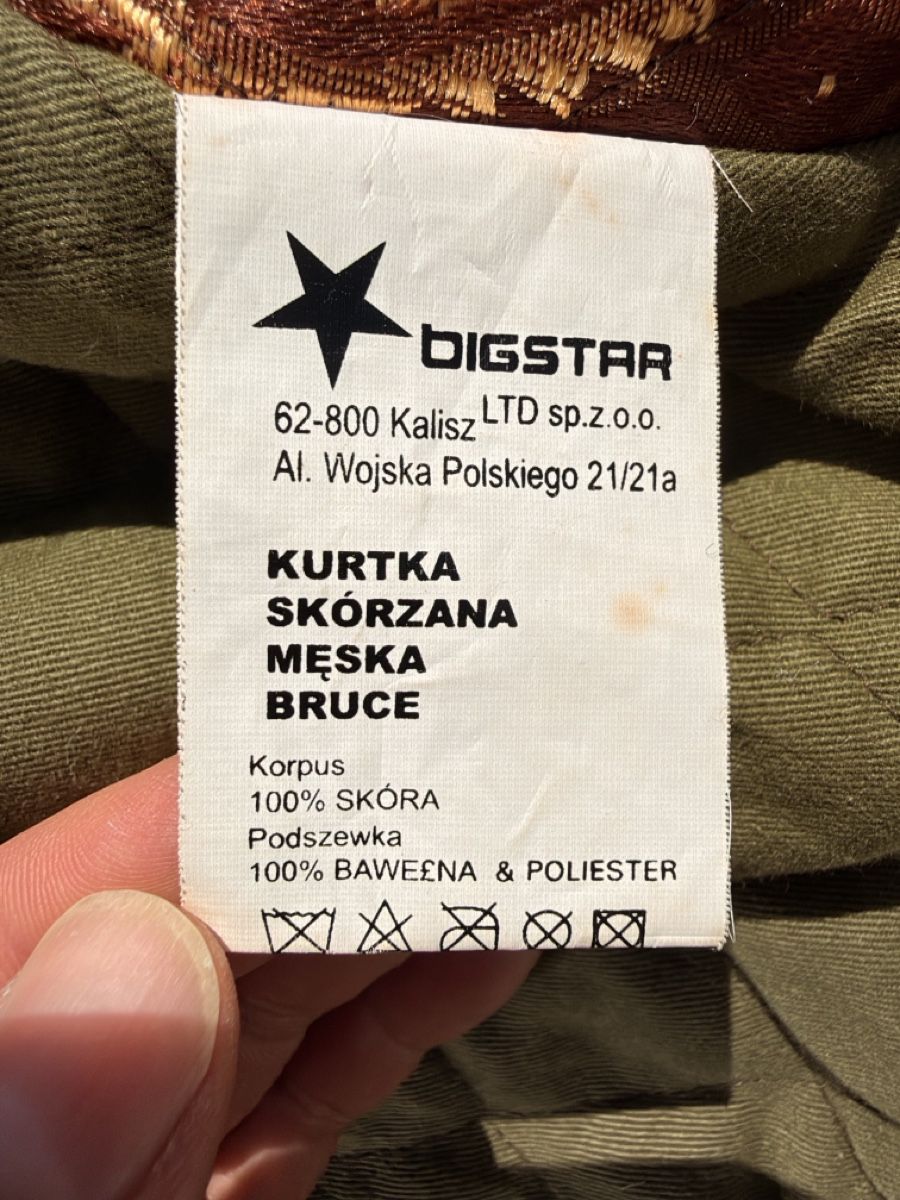 Jacken: Big Star leather jacket model Bruce acceptable condition – Gebraucht aus Olten von zygfryd 1