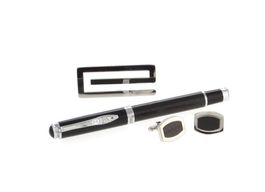 Van Der Bauwede Genève Set Cufflinks & Stylo & Tie clip New