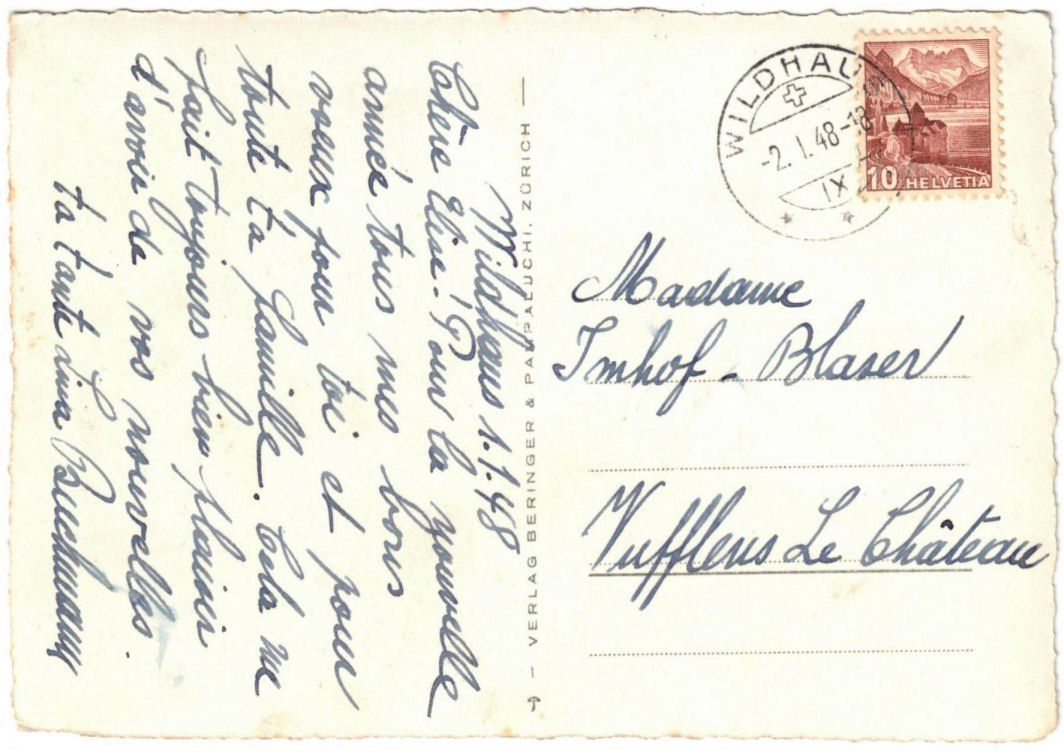 Cartoline postali: Wildhaus - Funi – Usato da Binningen venduto da Mountainrider 1