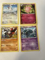 Lot de 4 cartes Pokémon Vigoroth Clefable Hariyama Metang
