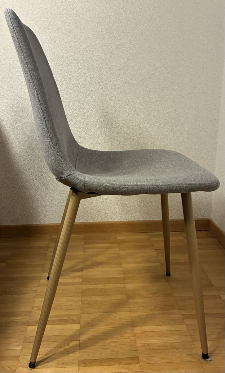 Micasa Stühle: 4 Stühle, ROSSI Micasa, hellgrau – Gebraucht aus Altendorf von n_8_eule 1