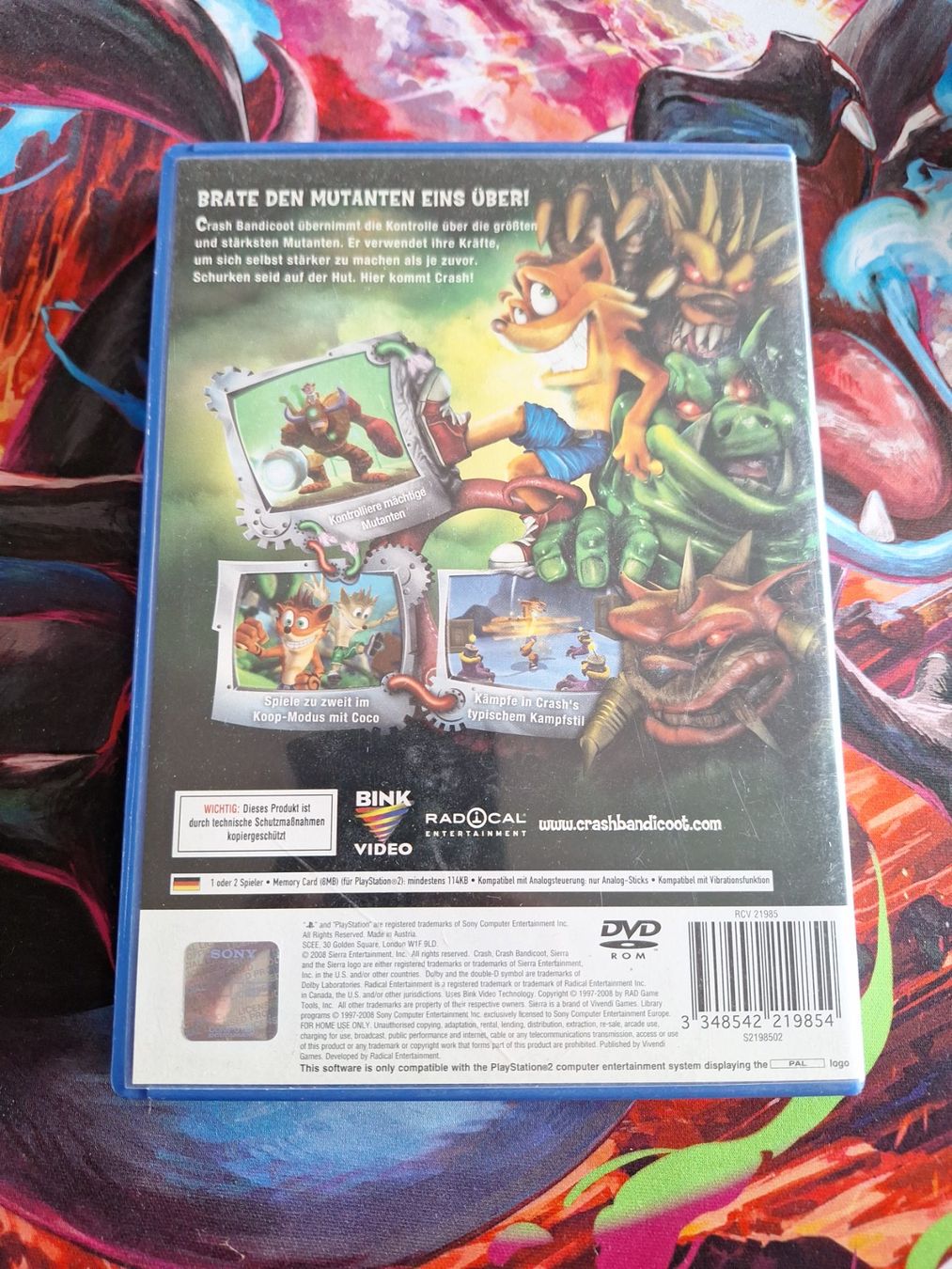 Giochi: Crash Herrscher der Mutanten - PS2 – Usato da Altstätten SG venduto da GGsGameshop 1